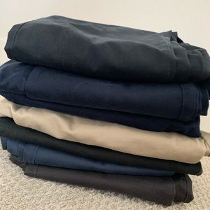 Set of 7 Bannana Republic Alden slim fit pants